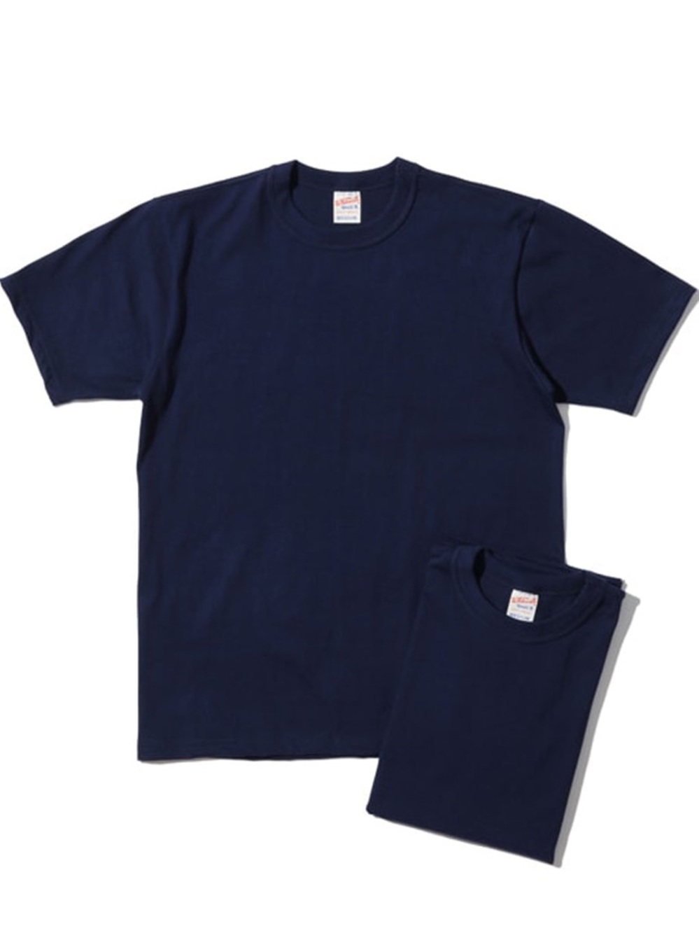 Pack of 2 Japanese Whitesville Navy Cotton T-Shirts